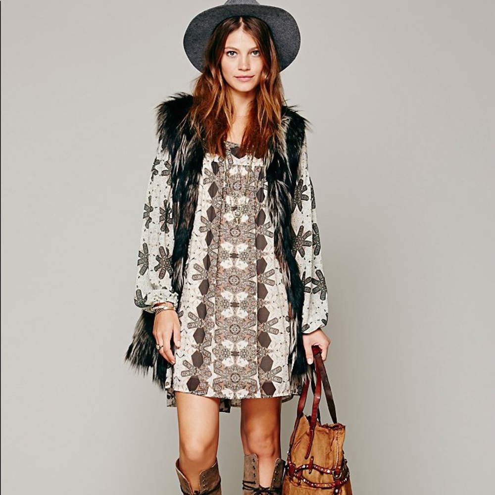 FREE PEOPLE ‘Summer Love’ Peasant Dress